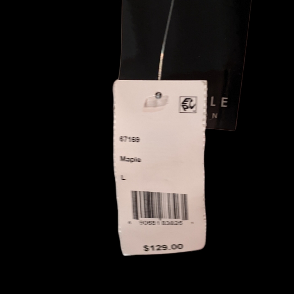 bagatelle Chestnut Brown Faux Leather Blazer Jacket - Picture 6 of 8